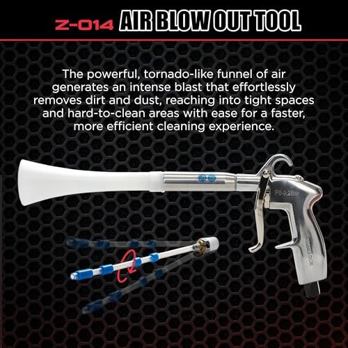  Z-014 Air Blow Out Tool | High-Performance Air Blower for Fast Car Detailing 