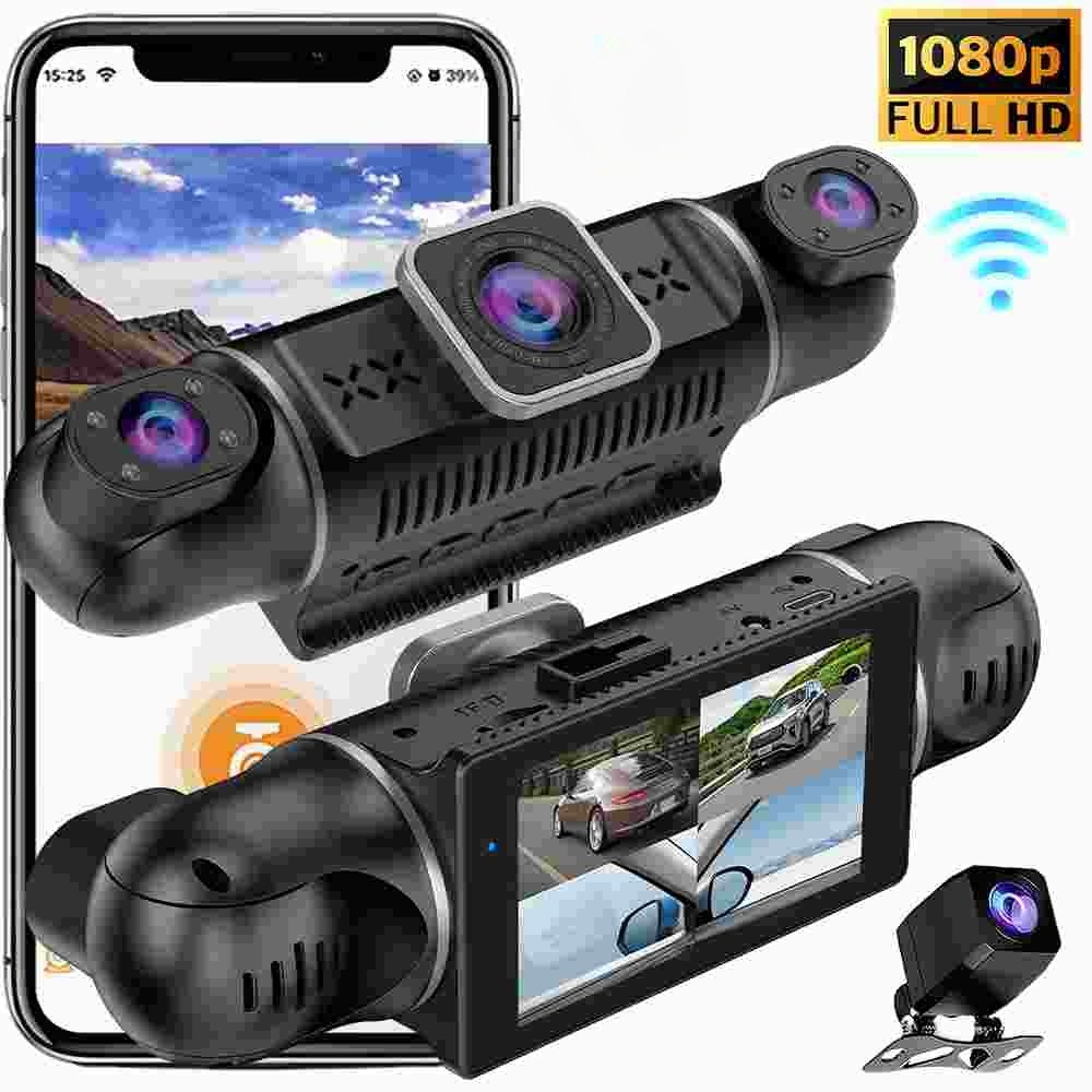 Hd Car Front+rear Camera G-sensor