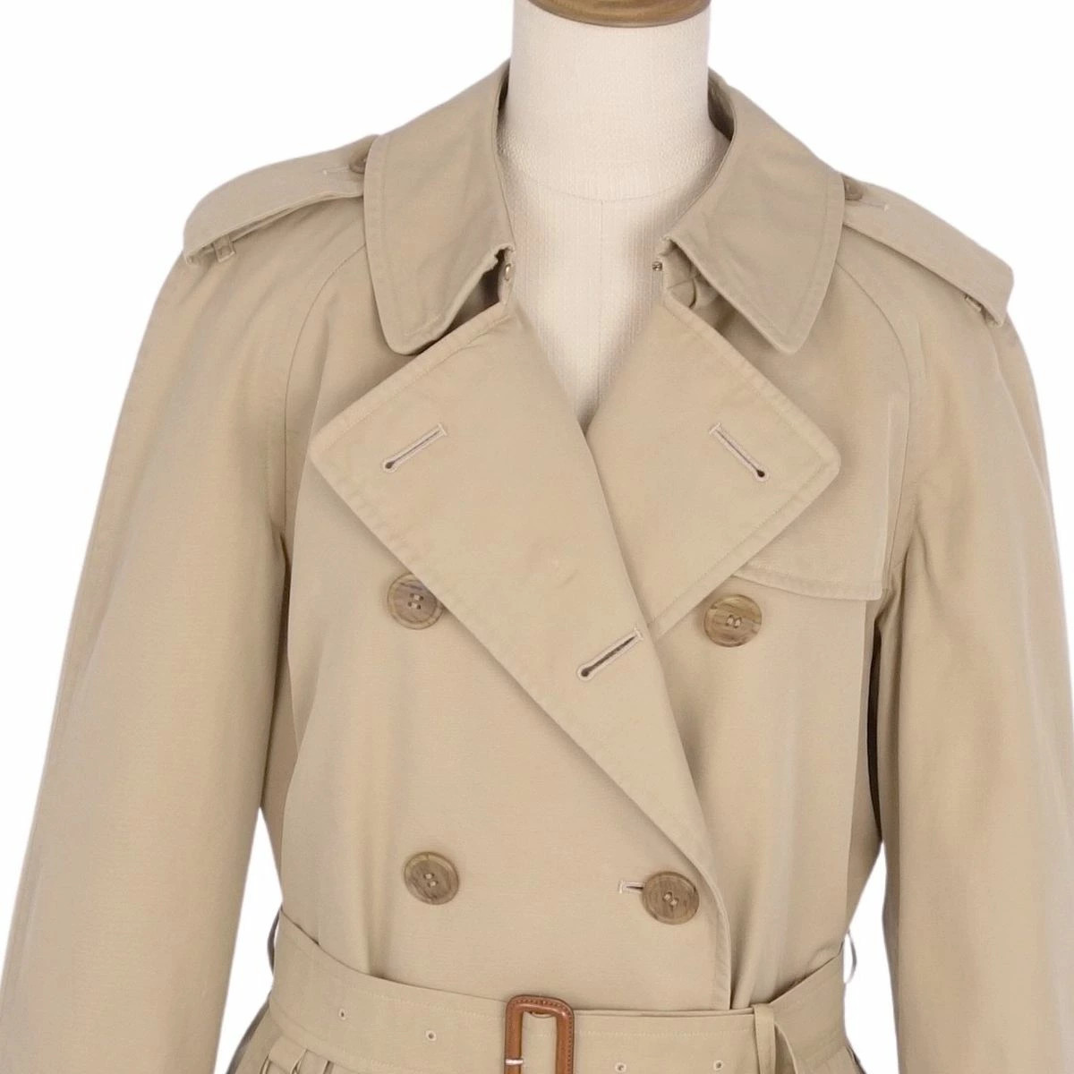 Vintage Burberry Burberrys Coat Trench Coat Check Back Outerwear Women's 9AB2 (M thumbnail 4