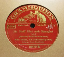 MIMI THOMA Ein Schiff f&auml;hrt nach Schanghai / Ich hab' dich geliebt GRAMMOPHON