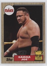 2017 Topps Heritage WWE Samoa Joe #33 13wb