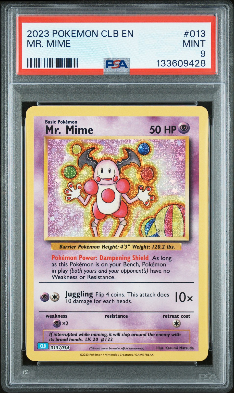 2023 #013 MR. MIME PSA 9