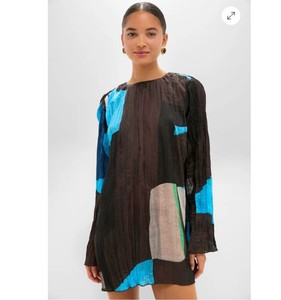 sachin and babi light blue dress STAUD Albee Dress