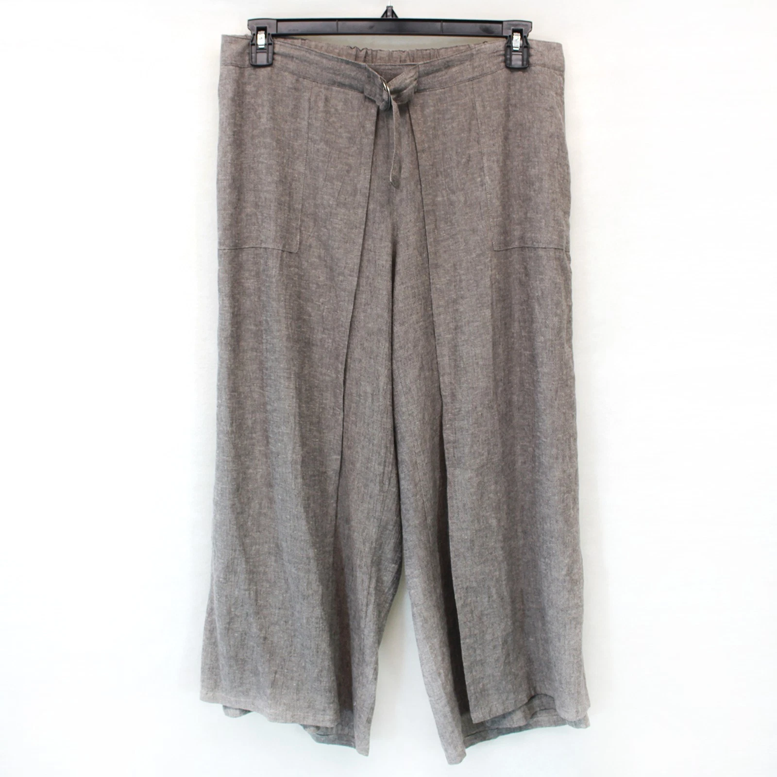 Pure J.Jill Linen Wide Leg Pants Capri Minimalist Summer Tie Waist Pocket Medium
Opens in a new wind