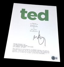 MARK WAHLBERG SIGNED AUTOGRAPH MOVIE SCRIPT TED BECKETT BAS AUTO COA D