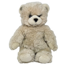 16" VINTAGE 1983 APPLAUSE AVANTTI JOCKLINE TAN TEDDY BEAR STUFFED ANIMAL PLUSH