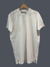 Givenchy white stars embroidered oversized cotton t-shirt
