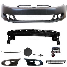 Stoßstange vorne+Träger+Zubehör für VW Golf VI 6 5K Bj. 08-12