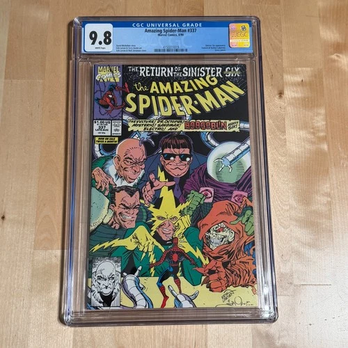 Amazing Spider-Man #337 (1990) CGC 9.8 *KEY: 2nd Sinister Six!
