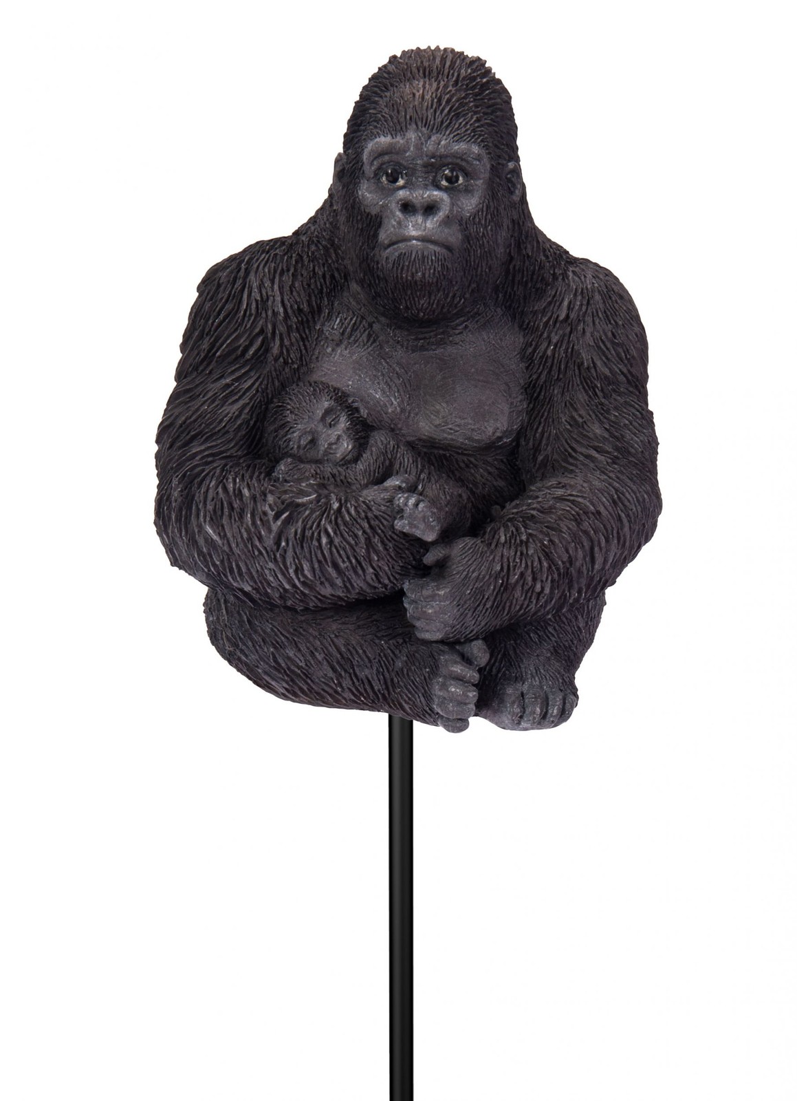 Vivid Arts Gorilla Mother & Baby - Plant Pal - Lifelike Garden Ornament Gift NEW