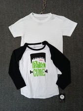 Hanes XL White T-Shirt Unique Baby Shop 10 Long sleeve Halloween Shirt Boys