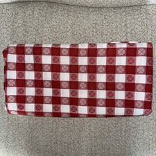 Tablecloth 71x71 picnic red and white checkered