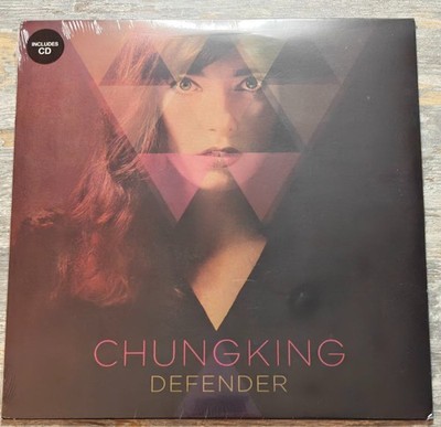 SEALED   Chungking - Defender LP Vinyl + CD Hype Sticker Synthpop Indie Pop