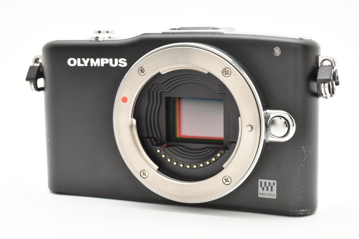 Mint】Olympus Pen Mini E-PM1 Digital SLR Camera Black 12.3MP from