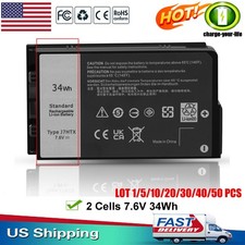 LOT Battery For Dell Latitude 12 7212 7220 Rugged Tablet 34Wh 2JT70 J7HTX 7XNTR
