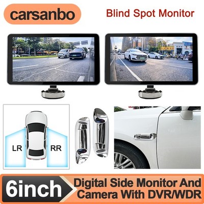 SM603 6inch SideView BSD Blind Spot Assist System Rear Lens Camera 720P Dashcam