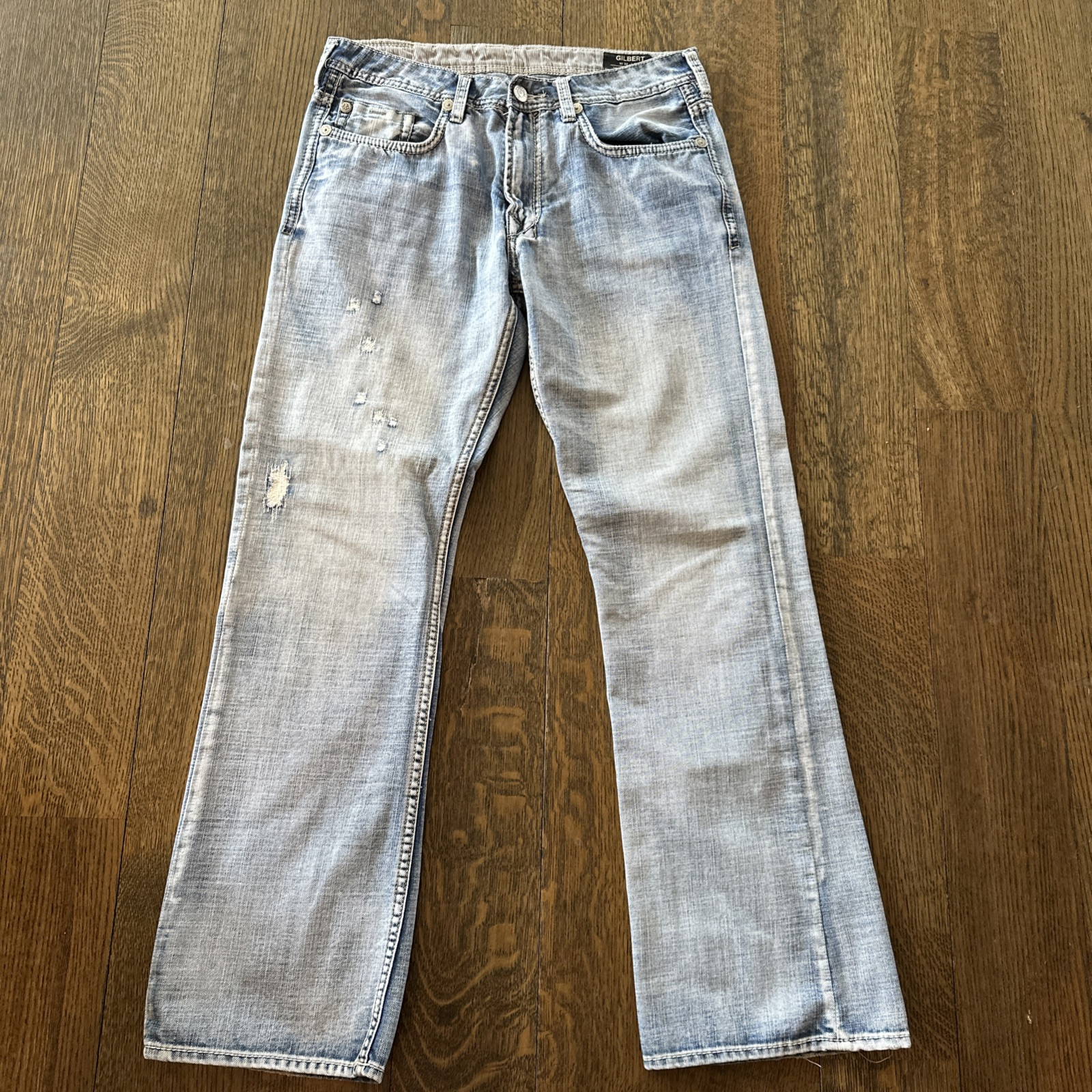 Buffalo David Bitton Men’s Jean Size Size 32x32 Gilbert Distressed Straight