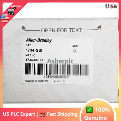 New Factory Sealed AB 1734-SSI SER C Encoder Input Module 1734SSI