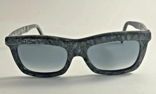 ALAIN MIKLI A.M 87 1040 RARE VINTAGE GREY MARBLE COLOURED FRAME SUNGLASSES