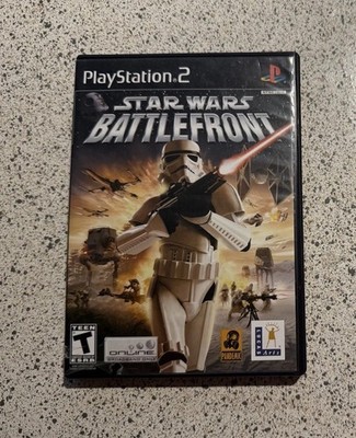 Star Wars: Battlefront (Sony PlayStation 2, 2004) Complete w/Manual