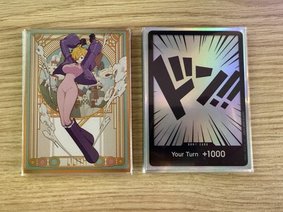 One Piece TCG 10xDON!! Sleeve/Oversleeve + 10xHolo DON!!Cards ST-13/21 ,,Lilith 
