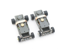 Lot of 2 Auto World Thunderjet Ultra G Chassis HO Scale Slot Car T-Jet