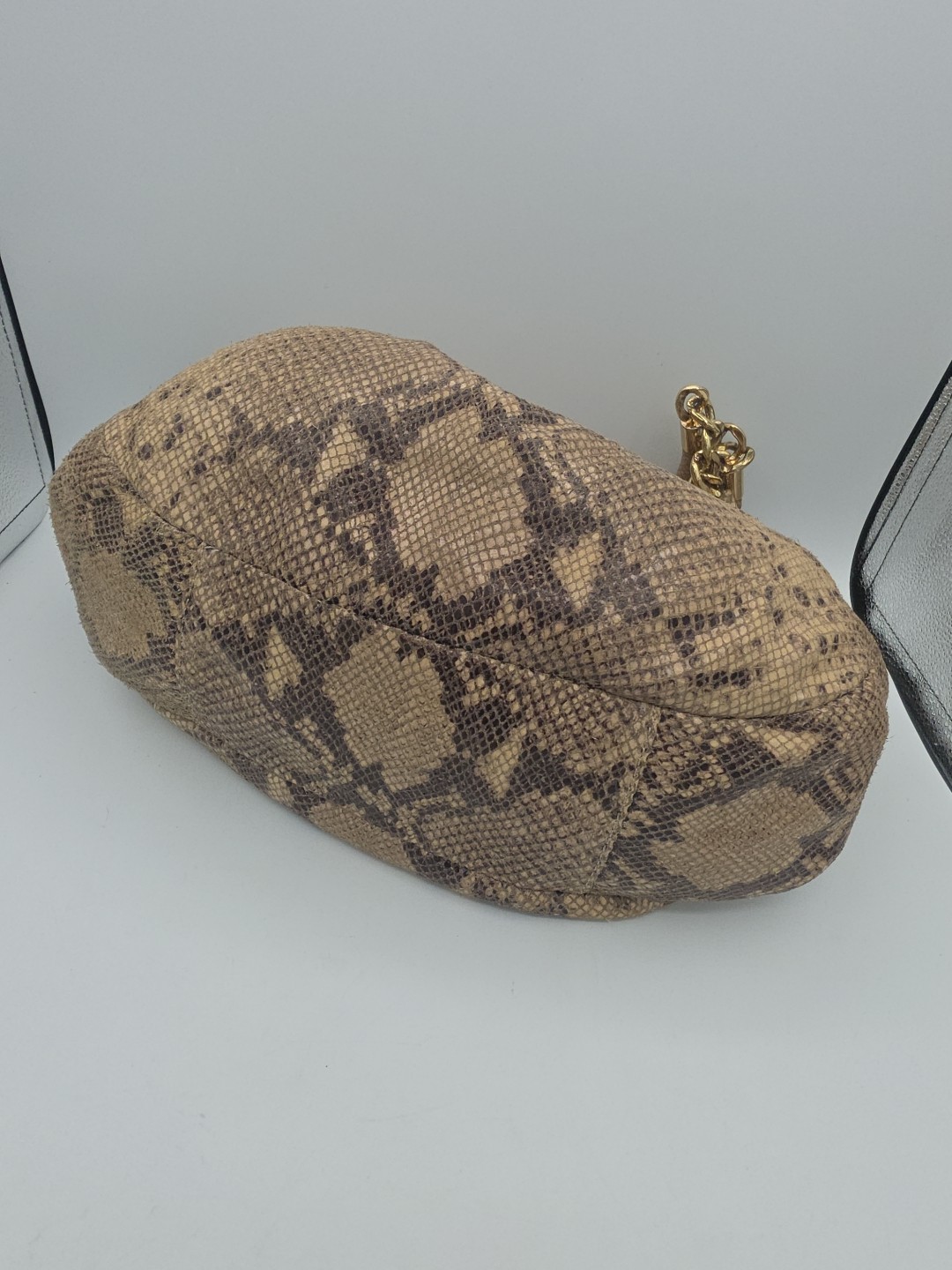 $398 Michael Kors Python Snakeskin Leather Suede … - image 11