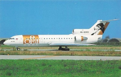 alte AK Orel Avia Yakovlev 42D Flugzeug ungelaufen Ansichtskarte G3745d
