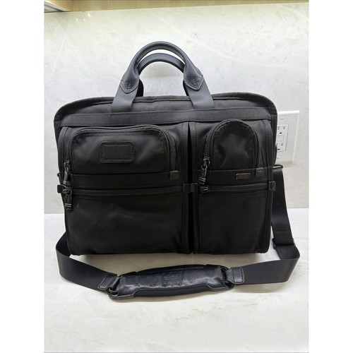 TUMI Alpha T-Pass 26514DH 16" Ballistic Nylon Laptop Briefcase w/Shoulder Strap