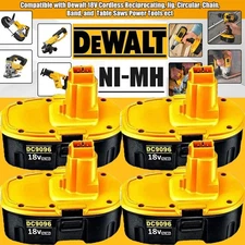2-4PACK 18V For Dewalt 18 VOLT XRP Ni-MH 7.0Ah Battery DC9099 DC9096 DC9098 NEW
