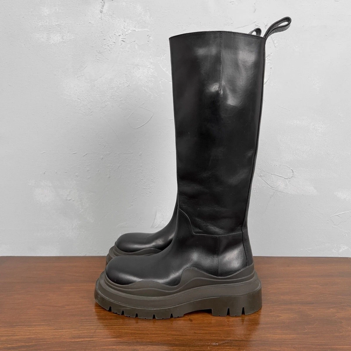 Bottega Veneta Black Knee High Boots for Women for sale | eBay
