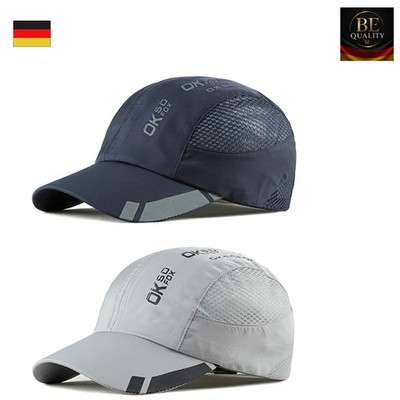 2 Pcs Baseball Cap Herren Damen, Schnelltrocknend Basecap Running Cap mit