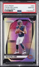 2024 PANINI PRIZM SILVER PRIZM #301 CALEB WILLIAMS ROOKIE RC PSA 10