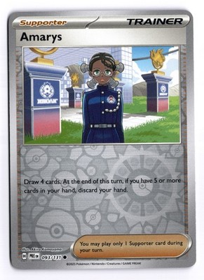 Amarys - PRE #093/131 SV: Prismatic Evolutions Common Reverse Holo LP