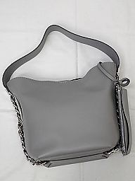 GIVENCHYInfinity Bucket Shoulder Bag Leather Gray BB0546371 Pouch Included — image 10