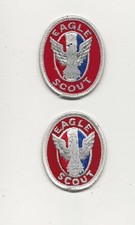EAGLE PATCH x 2 * TWO VARIATIONS * - Boy Scout BSA A142-T28