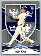Tyler Black 2024 Panini Crusade #123 Silver Milwaukee Brewers