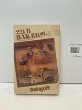 PC IBM COMPUTER DISK GAME - 221B BAKER ST - RARE Apple II Datasoft