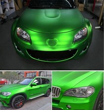 50ft X 5ft Metallic Satin Matte Chrome Vinyl Car Wrap Cover Film Sticker Green 50ft X 5ft Metallic Satin Matte Chrome Vinyl Car Wrap Cover Film Sticker Green