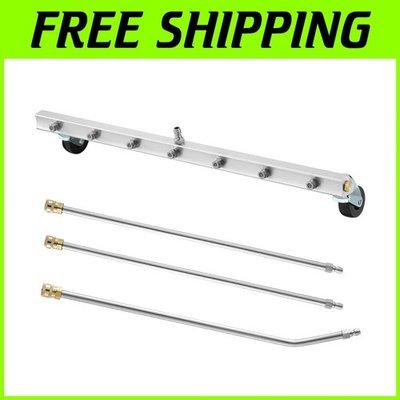 #ad #ad 24quot; Under Car Washer Attachment 7 Nozzles 4000 PSI Cleaner $131.99