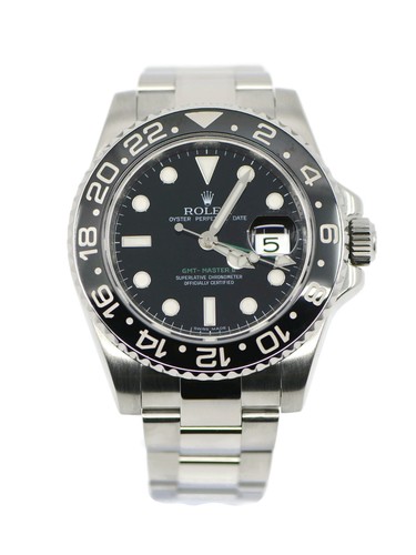 Rolex GMT Master II Stainless Steel Watch 116710LN