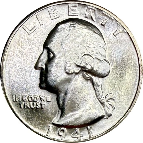 1941 D Washington Silver Quarter Gem BU ***READ DESCRIPTION***