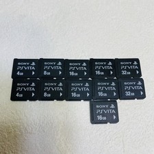 Sony PS Vita Memory Card Lot 32GB 16GB 8GB 4GB Total 11 Cards Tested