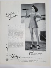 1941 women's Jantzen little Admiral swimsuit Sailor beware vintage ad
