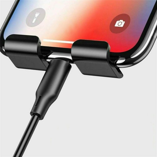 Black Car Phone Holder Air Vent Mobile Mount Gravity Stand For GPS Mobile Phone - Zdjęcie 10 z 12