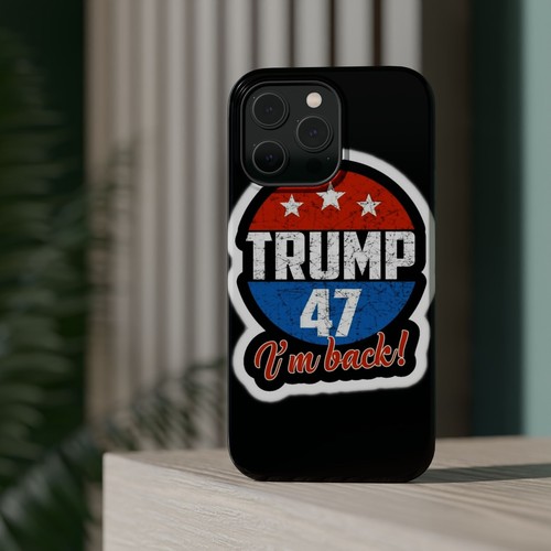 Funda resistente magnética Trump 47 "Estoy de vuelta" iPhone - Imagen 97 de 129