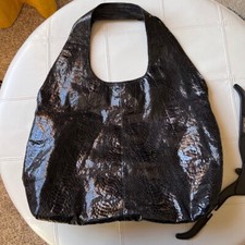 Borsa hobo in pelle di serpente borsa a tracolla stile designer tote grande