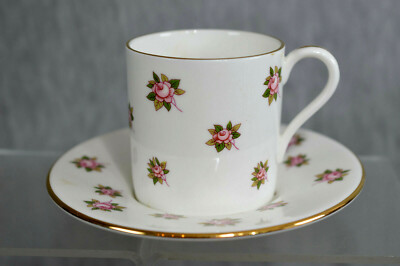 SCHÖNE MOKKATASSE - AYNSLEY - MADE IN ENGLAND - ROSEN DEKOR