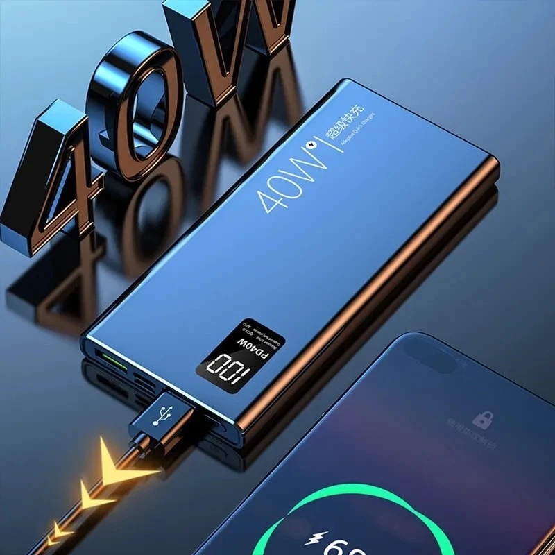 Power Bank PD40W Fast Charging 20000mah Portable