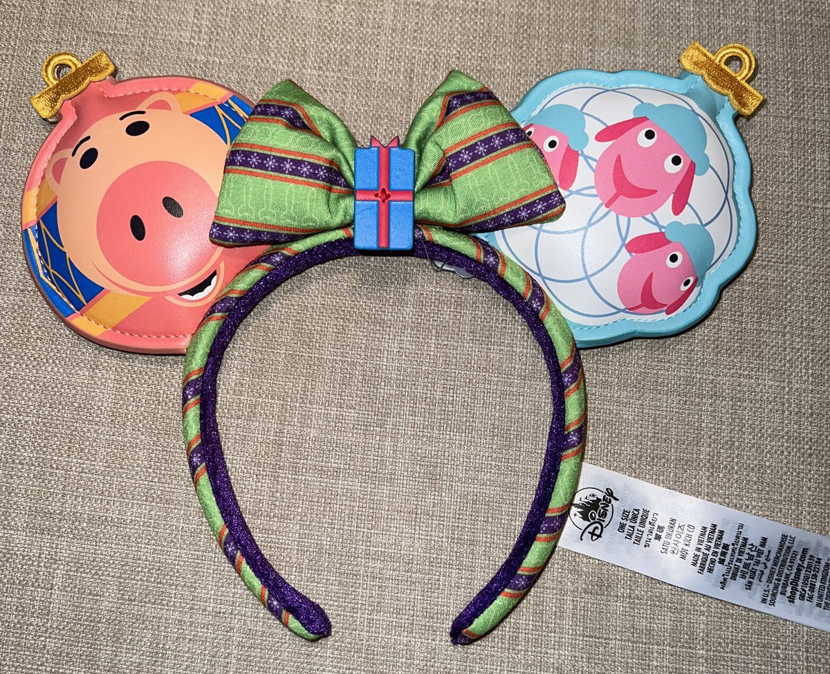 Toy Story Minnie Mickey Ears Headband: Hamm and Sheep Christmas Ornaments Bo Peep Sheep Toy Story Inspired Mouse Minnie Mickey Ears  main image 4